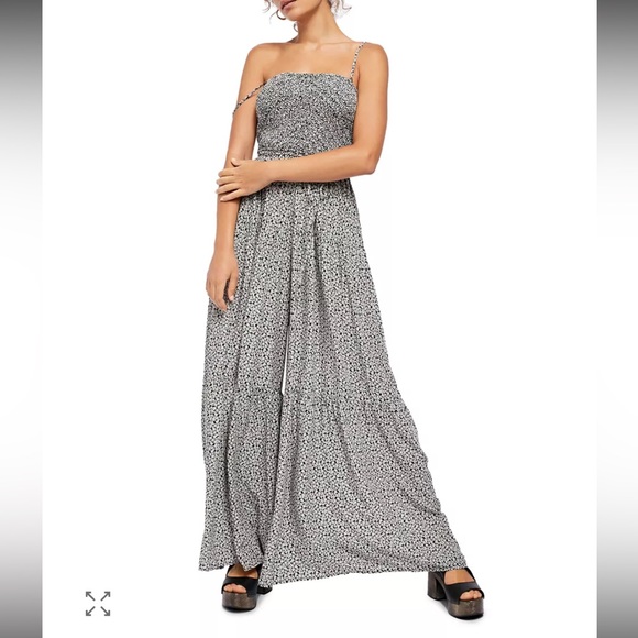 Free People Pants - Free People Little Of Your Love Wide-Leg Jumpsuit